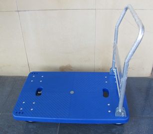 logistic centra foldable plastic trolley with blue / grey , capacity 150kg