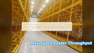 โซลูชันการจัดเก็บความหนาแน่นสูงแบบ Push Back Racking