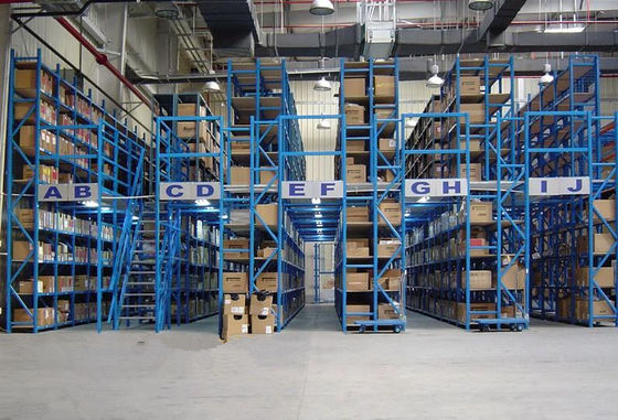 ซื้อ พื้นชั้นกลางของคลังสินค้า พร้อมระบบชั้นวางของ การผลิตออนไลน์