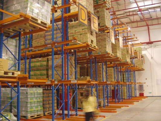 ซื้อ การเคลือบผงด้วยสเปรย์เหล็กสำเร็จรูประบบจัดวางทางเดินแคบมาก การผลิตออนไลน์