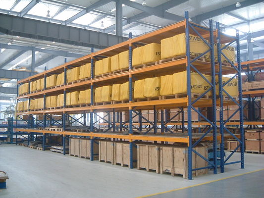 ซื้อ Single Access Long Span Warehouse Racking System สำหรับการจัดเก็บอุตสาหกรรม การผลิตออนไลน์