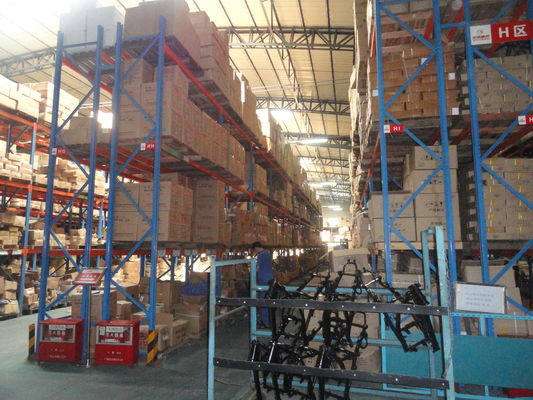 ซื้อ คลังสินค้าชั้นวางของเหล็กชั้นวางของความจุสูง 1000KG - 2000KG / Pallet การผลิตออนไลน์